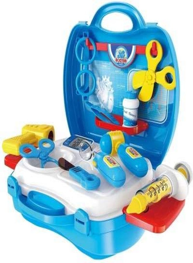 VikriDA Kids Choice 19 Pieces Junior Doctor's Bring Along Medical Clinic Suitcase Set - Image 1